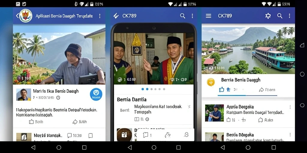 Tampilan antarmuka CK789 yang intuitif dan informatif.