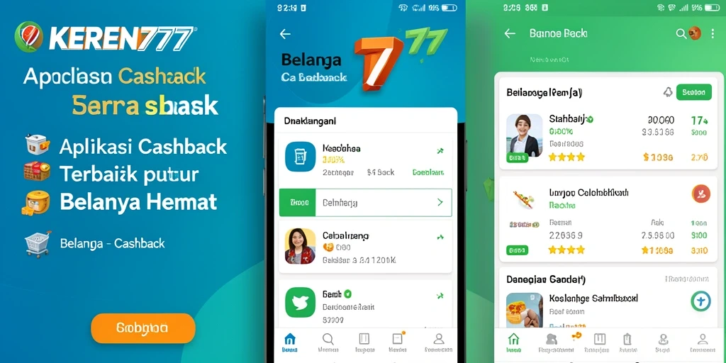 Tampilan antarmuka KEREN777 yang menarik untuk fungsi Cashback.