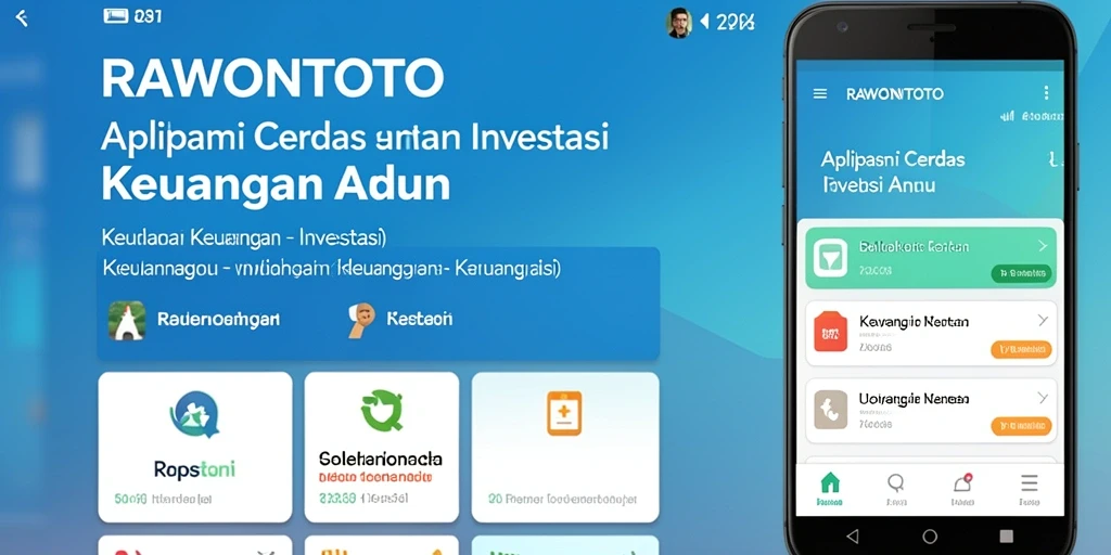 Antarmuka pengguna RAWONTOTO yang mudah digunakan dan informatif.