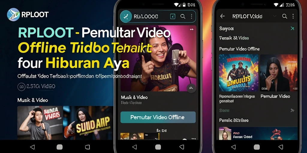 Antarmuka RPLOOT yang ramah pengguna untuk pemutar video offline.